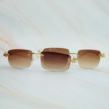 Luksuzni Sončna Očala Carter Krokodiljimi Slog Omejeno Sonce Stekla Ljubek Moški Očala Lepe Kovinsko Zlata Stranka Sunglass Za Ženske