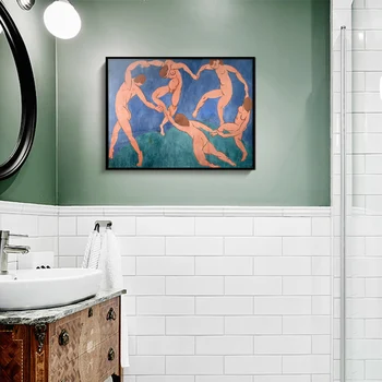 Matisse Povzetek znak Telesu, plakati, tiskanje platna slike wall art za dnevna soba dekor za spalnico estetske Umetnine