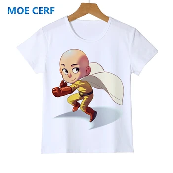 Nov Udarec Človek, ki Letijo na luno Otrok Majica Ustvarjalne Smešno Design Fant Dekle Baby T-shirt Vrh Tee Kul Tshirt Y12-1