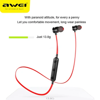 AWEI T11 Brezžične Bluetooth Slušalke Športne Slušalke Z Mikrofonom Čepkov Šport za Stereo Slušalke Slušalke ročaji očal Za iPhone 11 Samsung Xiaomi Huawei