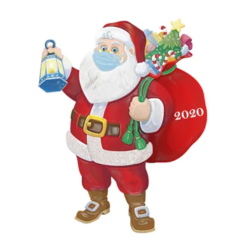 2/3/4/5/6pcs Božični Okraski za Dom Santa Claus 2020 Božič Drevo Ornament Družini Stranka Dobave 2021 Novo Leto Darilo Navidad