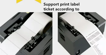 Visoko kakovostna vrata USB 20-60 mm Termični tiskalnik črtne kode Termalne Nalepke za tiskalnik 58mm prejemu tiskalnik Termični POS tiskalnik