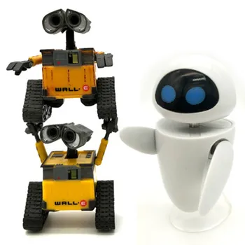 2018 Nov prihod Wall-E Robot Steno E & EVE PVC Akcijska Figura, Zbirka Model Igrače, Lutke Z BOX