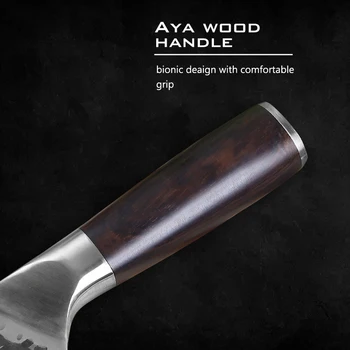 Strokovno 8 inch Kuhinjski Nož Kuhar Noži Za Meso Cleaver Rastlinskih Slicer iz Nerjavečega Jekla