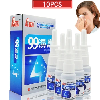 10 Steklenic/Cours Koristno, Fizična Varnost Tradicionalnih Nos Spray Preprečujejo Kronične Alergijski Rinitis Nos Blokira Kihanje