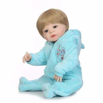 NPK 22-palčni Bela Koža Baby Doll Realne Polni Silikona Vinil Živa Lutka Prerojeni Baby Doll Za Otroke Darila, ki Otroka Najbolj Zajčica
