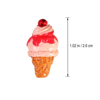 10pcs Mini Ice Cream Hladilnik Magnet Risanka Magnetne Nalepke Dekor Sporočilo Memo Nalepke Ustvarjalne Domači Kuhinji Dekoracijo