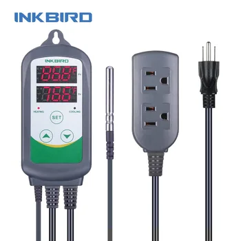 Inkbird ITC-308 NAS Plug za Ogrevanje in Hlajenje, Dual Rele Temperaturni Regulator, Carboy,Fermentirati, Toplogrednih Terarija Temp.Nadzor