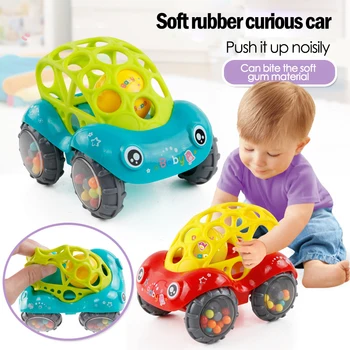 Mehke gume igrača avto vztrajnosti, s colorfulanti padec zanimiva otroška igrača avto okolju prijazen plastike