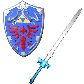 Novo Zelda Legenda COS Povezavo Nebo Ščit in Nebo Meč 1:1 COSPLAY Orožje Prop Igrača