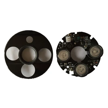 3 matrika IR led Spot Svetloba, Infrardeči 3 x IR LED odbor za CCTV kamere, night vision (5m premer)