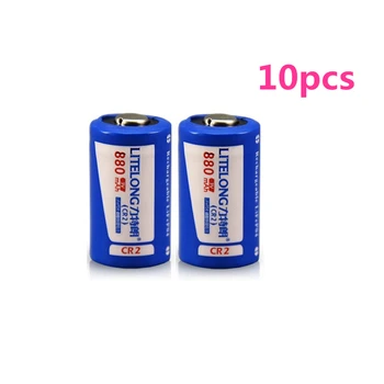 10pcs/veliko High power 880mah 3V Cr2 baterija za ponovno polnjenje LiFePO4 baterija litij-rangefinder baterijo fotoaparata