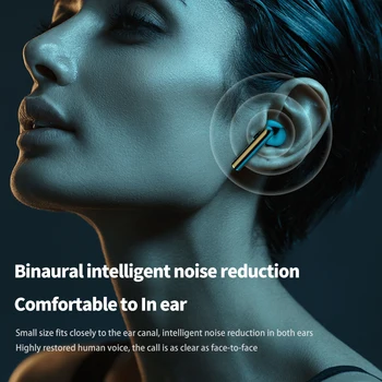 TWS Bluetooth 5.0 Slušalke Brezžične Slušalke HIFI 9D Stereo Šport Nepremočljiva Čepkov Slušalke Z Mikrofonom Polnjenje Box