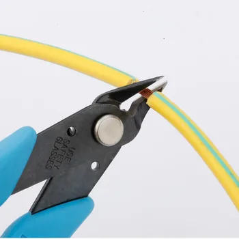 170 Električne Žice Kabel Noži za Rezanje Strani Škarje Flush Klešče Nipper Anti-slip Gumo Mini Diagonalno Ročna Orodja Klešče