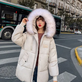 Moda za ženske zimsko jakno kratek 2020 novi korejski hooded majhne prešite suknjič svoboden ženska zimske jakne in plašči