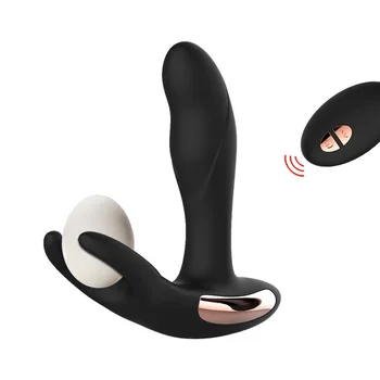 Moški analni masturbator moda resonanco sex igrače prostate massager ogrevanje daljinsko upravljanje analni mapo vibrator za odrasle izdelkov.