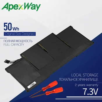 ApexWay 50WH 7.3 V Nov laptop baterija za Apple Macbook Air A1369 2011,13