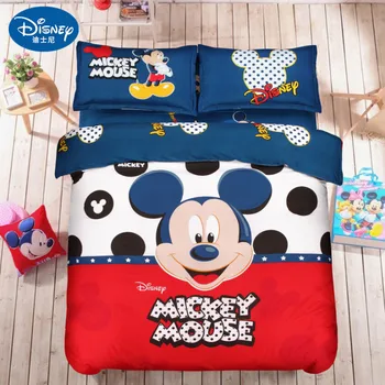 Minnie mouse Posteljnina Nabor Cover prevleke odeja mickey mouse risanka Otrok bedclothes posteljo nastavite Disney Domačega tekstilnega