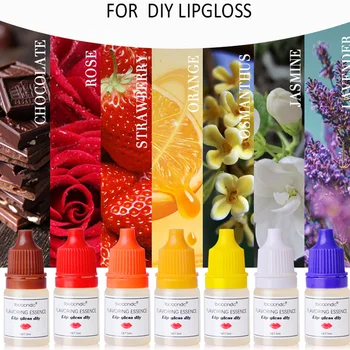 Čisto Nov DIY Naravne Arome Bistvo Rumene, topen v Vodi Materiala Lip Gloss Znanja Gel DIY Lipgloss Kit Aroma Bistvene