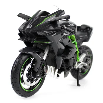 Maisto 1:12 Kawasaki Ninja H2R H2 R Zbrati DIY motorno kolo, Kolo Model za Igrače Za Otroke Darila Brezplačna Dostava NOVE V ŠKATLI