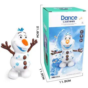 Ples Snežaka Olaf Glasbena Igrača z Lahka Glasba Lahko Maha z Orožjem 5 Glasbe Otroci Rojstni dan Božično Darilo Sneg človek Robot