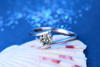 Nov prihod visoke kakovosti super sijoče kubičnih cirkonij 925 sterling srebro ženske'finger prstani, nakit, darilo debelo padec ladijskega prometa