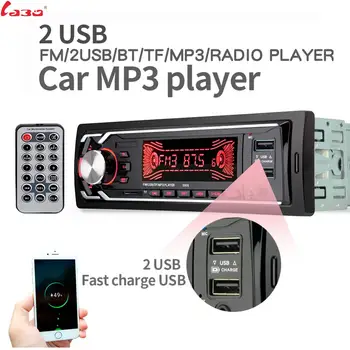 2021 Nov Avto Radio Autoradio 1 Din Bluetooth SD MP3 Predvajalnik Coche Radii Estereo Poste Para Auto Audio Stereo Carro 2 DVOJNI USB