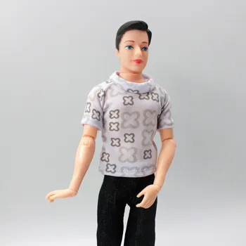 Dekleta Igrače 1 moški modni lutka,lutka telo+glava+oblačil+čevlji za barbie ken,ena lutka spojen premično dekleta darila