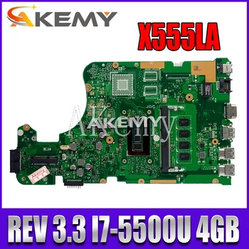 X555LD REV 3.3 X555LAB Matično ploščo Za Asus X555LJ X555LB X555LA X555L Prenosni računalnik z Matično ploščo Mainboard Test Ok I7-5500U 4 GB-RAM GM