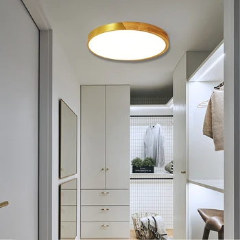 Sodobna ultra-tanek LED stropna svetilka zlato nitko namestitev površine dnevna soba, spalnica daljinskim upravljalnikom doma dekoracijo