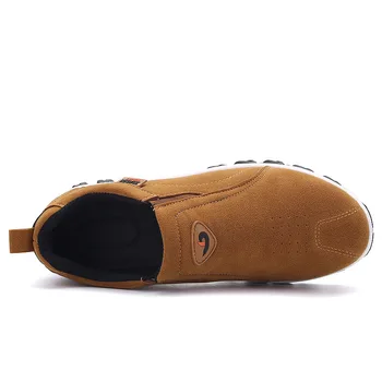 New Visoke Kakovosti blagovne Znamke Moški Čevlji Pravega usnja Loafers Priložnostne Čevlji Dihanje Pomladi, Jeseni na Prostem Ne Zdrsne Oxford Shoes806