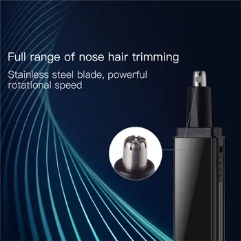 CkeyiN Multi USB Polnilne Nos, Uho Hair Trimmer Prenosni Odstranjevanje Dlak Brivnik Obrvi Trimer Varno Trajno Nego Obraza, škatla za Orodje