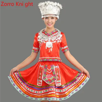 2020 Klasične Tradicionalne Kitajske Plesne Kostume Za Ženske Miao Hmong Oblačila Tradicionalnih Hmong-oblačila Kitajska Nacionalna Oblačila