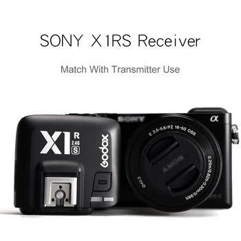 Godox X1R-S 2.4 G Brezžični Sprejemnik Za X1T-S Sprožiti Oddajnik za Sony A58 A7RII A7II A99 A7R A6300