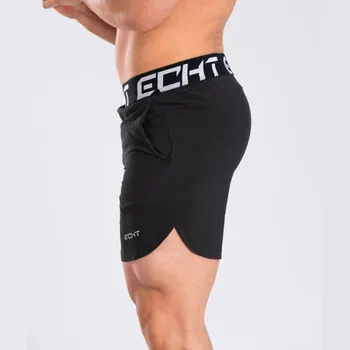 Čisto nov moški tekaški športni copati hlače dihanje, hitro sušenje hlače bodybuilding sweatpants fitnes kratek joggers šport telovadnic moški