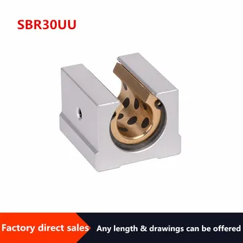 1pcs SBR30UU grafit baker rokav drsnik brez Olja self-mazalna blok za SBR30 CNC deli
