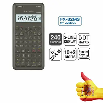 Kalkulator CASIO FX-82MS2 Srednji Šoli študent kemije, matematike, SAT/AP izpit znanstveni kalkulator otrok Znanost