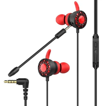 T5 Žično Dinamično 3,5 mm V uho Zmanjšanje Hrupa Gaming Slušalke Nadzor Glasnosti Zmanjšanje Hrupa Udobno Design Za Gamer
