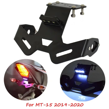 Motorno kolo Zadnje registrske Tablice Imetnik Okvir Nosilec z LED Luč Za Yamaha MT-15 MT15 MT 15 2019-2020