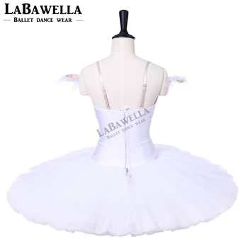 Odraslih bela Strokovno fazi tutu kostum uspešnosti otrok palačinka balerina tutu obleko klasični ples kostum BT9111