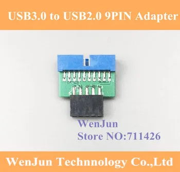 Podvozje Spredaj USB3.0 19 20 PIN pin ženski USB2.0 9 pin adapter USB 3.0 19pin /20Pin USB 2.0 9PIN prilagodilnik pretvornika