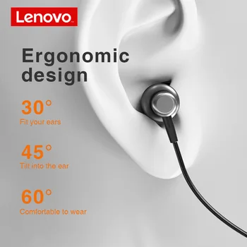 Original Lenovo XE05 Slušalke Bluetooth Slušalke Nepremočljiva HI-fi Stereo Slušalke z Mikrofonom šumov Šport Čepkov