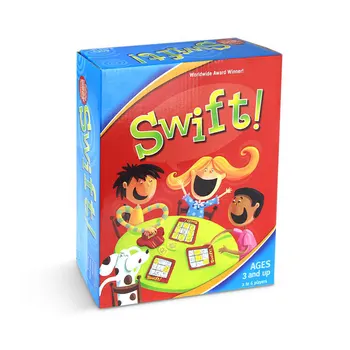 2020 Priljubljena Učenje Swift Bingo Zingo Družino Igre Eudcational Puzzle Ujemanje Besed Igrače Polje Paket Za Otroke Darilo