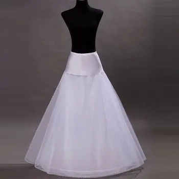 2019 Novo Prispe Visoko Kakovostna Linija Til Poroka Poročni Petticoat Underskirt Crinolines za Poročno Obleko