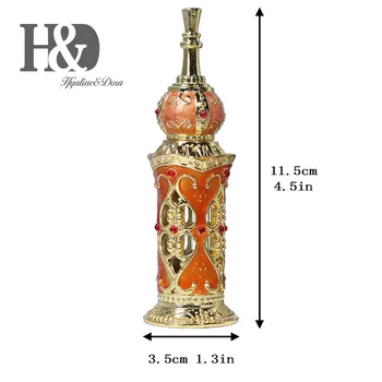 H&D Retro Arabskem Palace Steklene Stekleničke Parfuma Starinsko Cvet Eterična Olja, Kozmetični Posodo Domov/Poroka Dekor 13ML