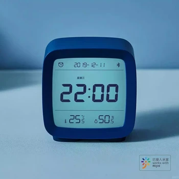 Na zalogi Xiaomi Cleargrass Bluetooth Budilka pametne Nadzor Temperature in Vlažnosti Zaslon LCD Zaslon, Nastavljiva Nočna