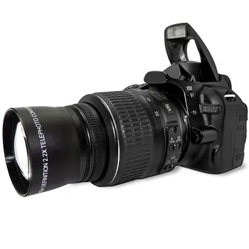 2.2 x povečava zoom-Telefoto Objektiv za Panasonic LUMIX FZ1000 Mark II DMC-FZ1000 Fotoaparat / HC-VX1 VX1 HC-VXF1 VXF1 Kamere