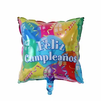 50pc 22-palčni Feliz cumpleanos španski balon TE AMO helij ballon srečen rojstni dan poroke zraka globos Valentinovo baloes