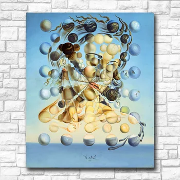 Salvador Dalí Slikarska Umetnost Platno Slikarstvo Stensko Sliko za dnevno Sobo, Moderno Dekoracijo Doma Oljna slika na Platnu brez okvirja