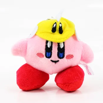 7 cm 20pcs/veliko 6styles Kirby Star plišastih lutka igrača srčkan kirby keychain bombaž, pliš lutka mehko polnjene za otroke, darila za rojstni dan